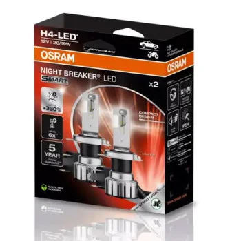 Ledlampa H4 Night Breaker Smart Street Legal (2-Pack) Osram