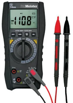 MULTIMETER, AVANSERT, 9 V BATT.