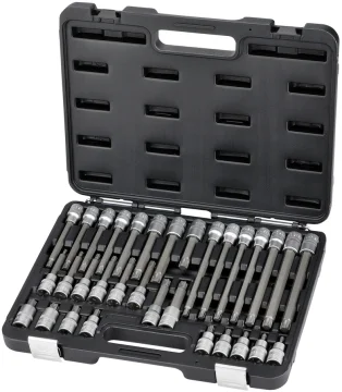 Bitspipesett 1/2" Ribe Lang & Kort - 32 deler