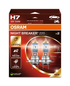 Halogenlampa H7 Night Breaker 220 (2-Pack) Osram