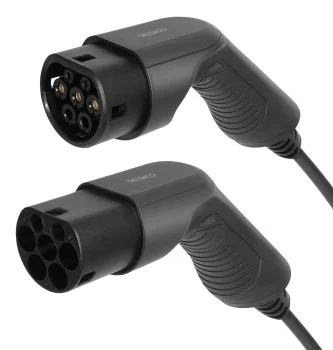 Deltaco e-Charge (3.6 kW / 16 A) Typ 2 till Typ 2 - Laddkabel 3 meter