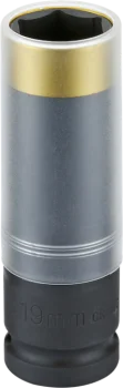 Hjulmutterpipe 1/2" 6-kant 19 mm