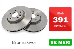 Bromsskivor fr&aring;n 391 kronor