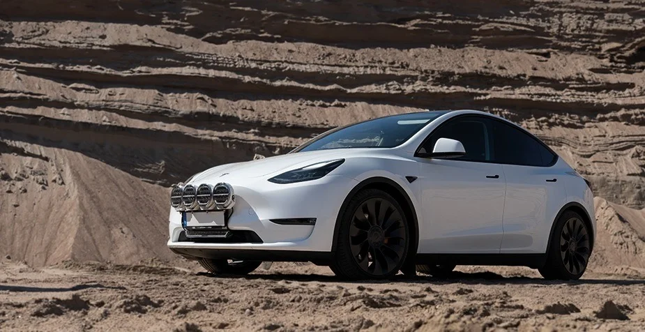 OZZ XR2 P7 monteret på Tesla