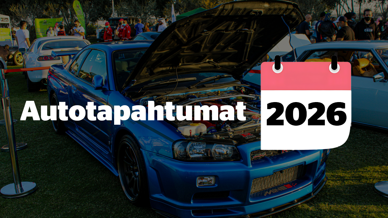 Autotapahtumat, cruising, moottoritapahtumat ja klassikkoautotapahtumat – Kalenteri 2026
