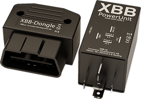 XBB Dongle & XBB PowerUnit - Langaton lisävalorele - Helppo asennus CANBUS:iin OBD-liitännän kautta
