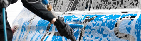 Skumvask bilen med Foam Lance!