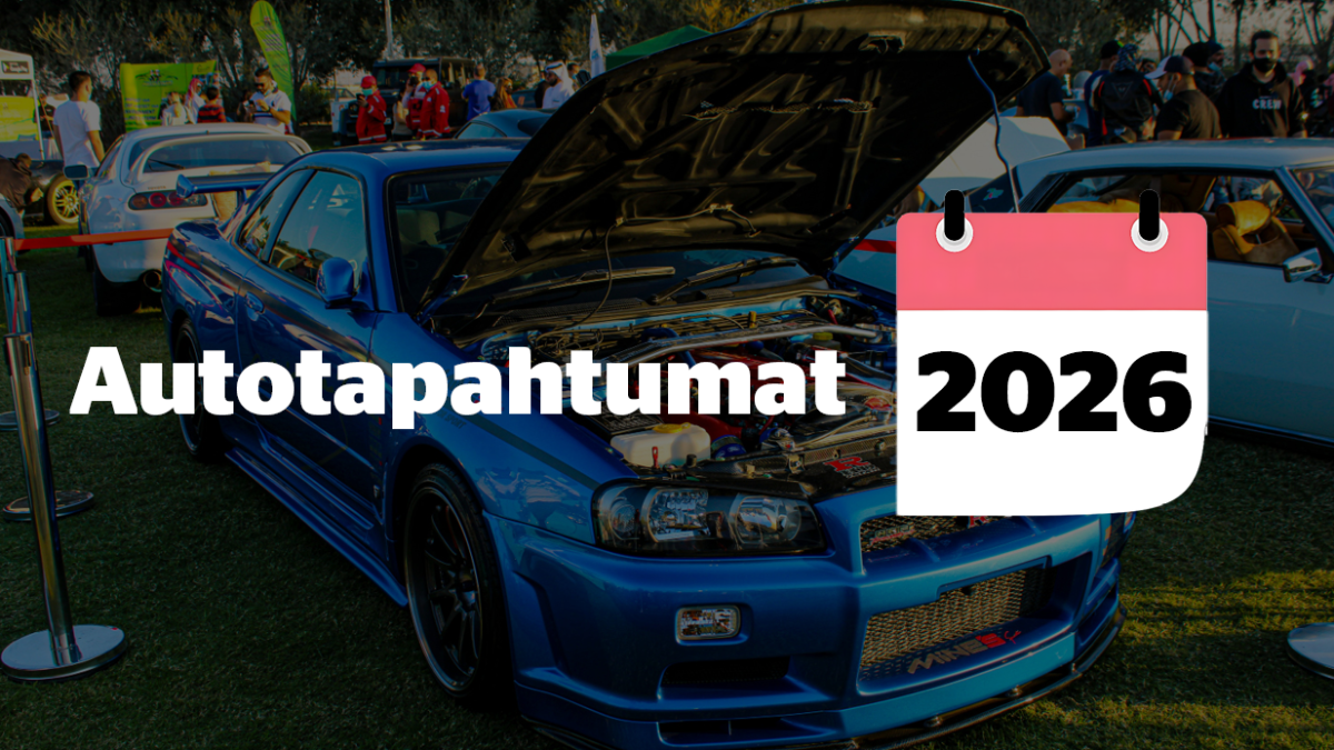 Autotapahtumat, cruising, moottoritapahtumat ja klassikkoautotapahtumat – Kalenteri 2026